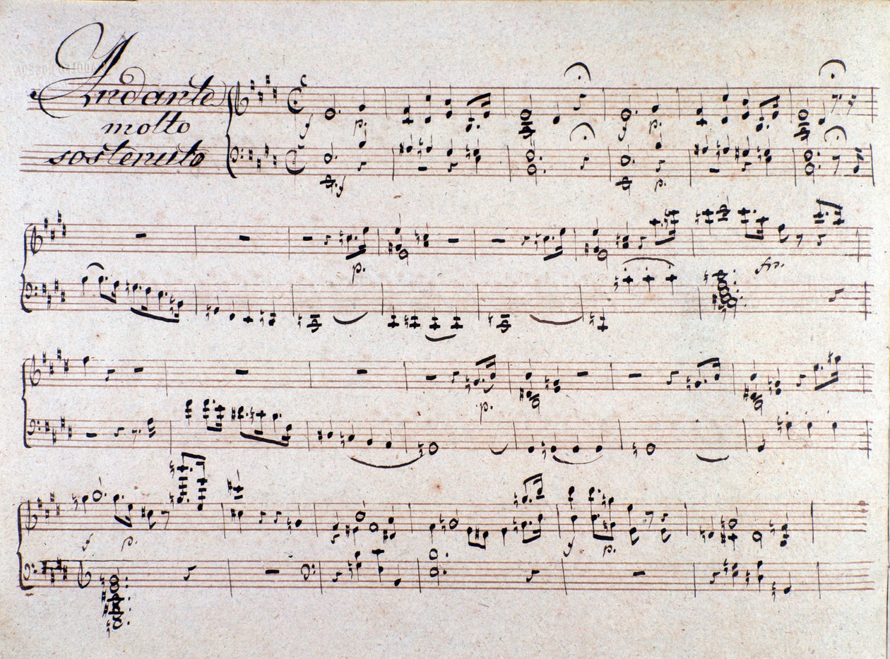 Bladmuziek van De twee dagen, opera van Luigi Cherubini door Unknown artist