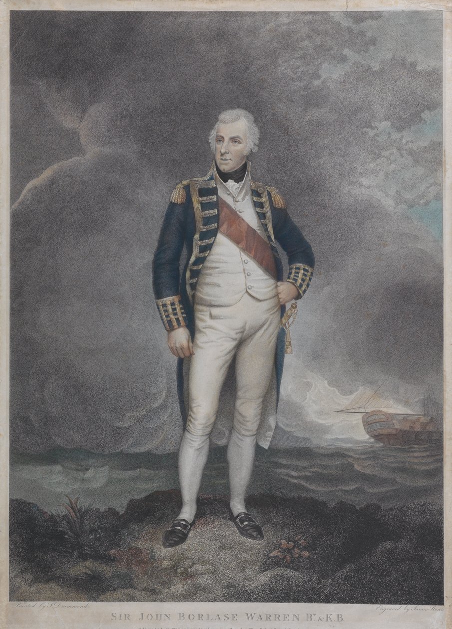 Sir John Borlase Warren (1753-1822) door Unknown artist