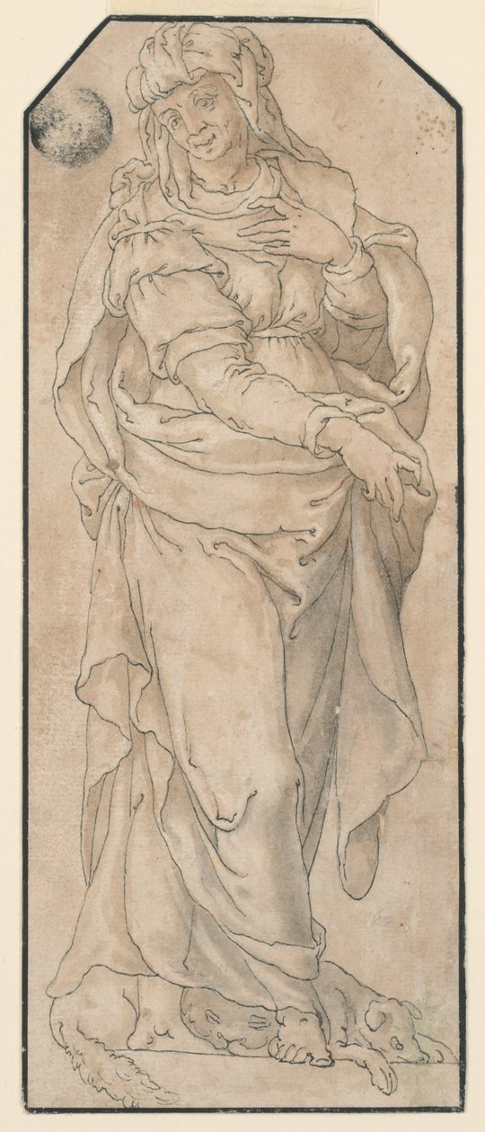 Staande Sibylle door Unknown artist