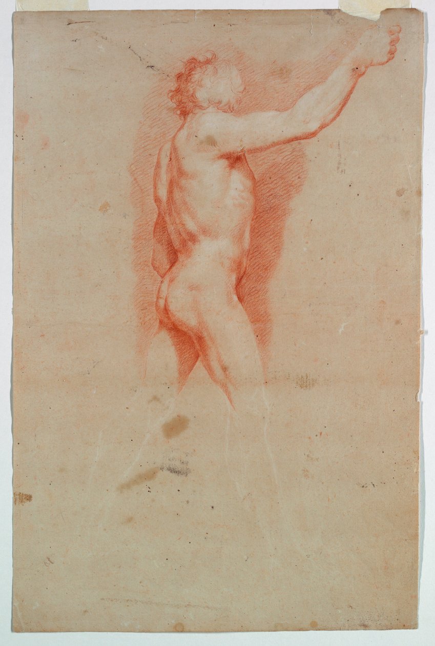 Studie: Een naakt door Unknown artist