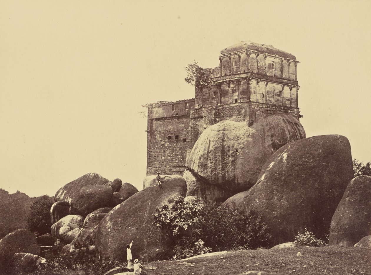 Tempel bij Mutti Mahal. Jubblepore door Unknown artist