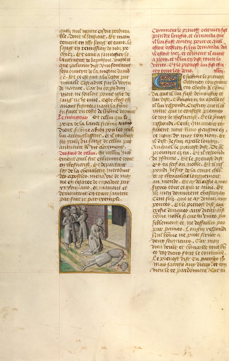 De onthoofding van Longinus door Unknown artist
