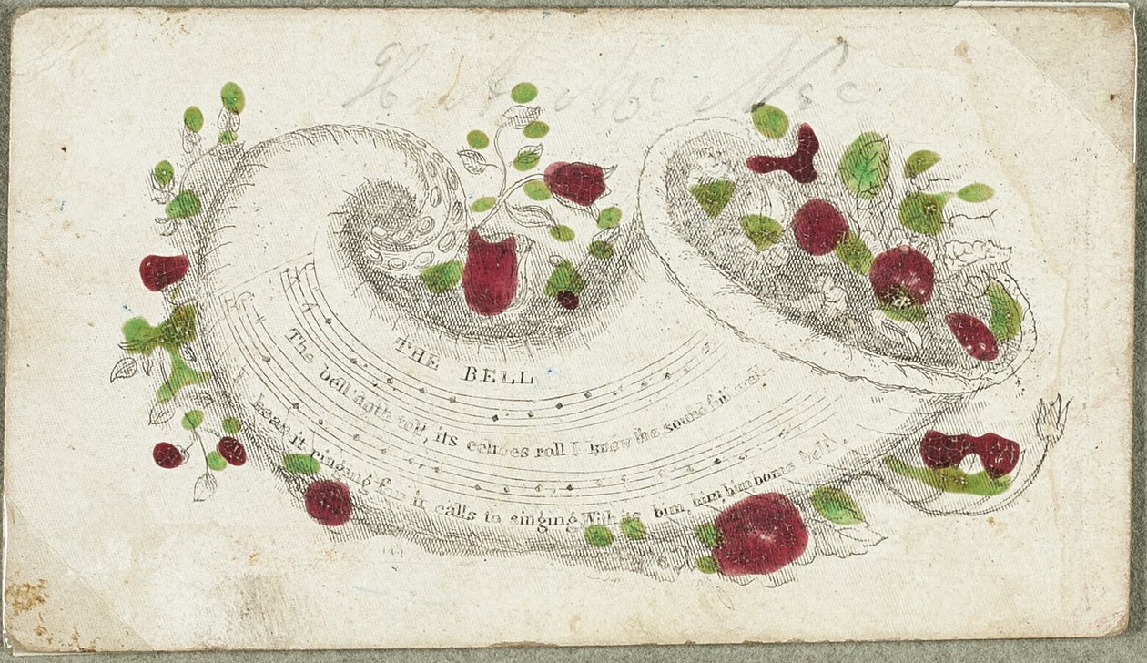 De bel (valentijn) door Unknown artist