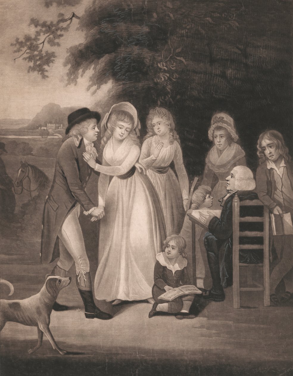 Het Afscheid van de Broer door Unknown artist