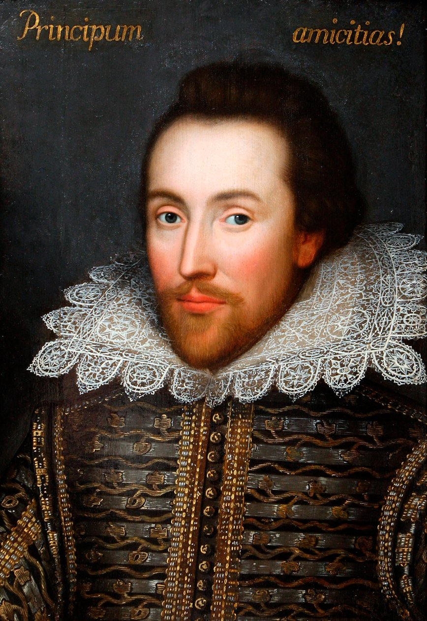 Het Cobbe-portret van William Shakespeare (1564-1616) door Unknown artist