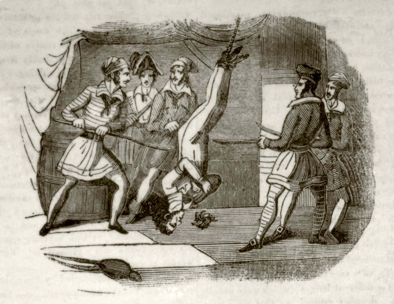 De Doodsgaljoot, of, de Piratenschoener, c.1837 door Unknown artist