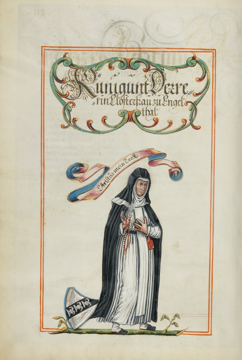 De vijfde generatie, Kunigunt Derrer door Unknown artist