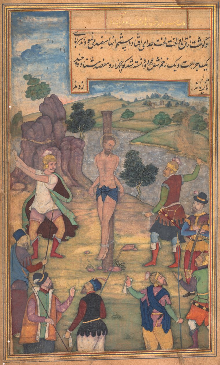 De Geseling, uit een Spiegel van Heiligheid (Mir’at al-quds) van Vader Jerome Xavier door Unknown artist