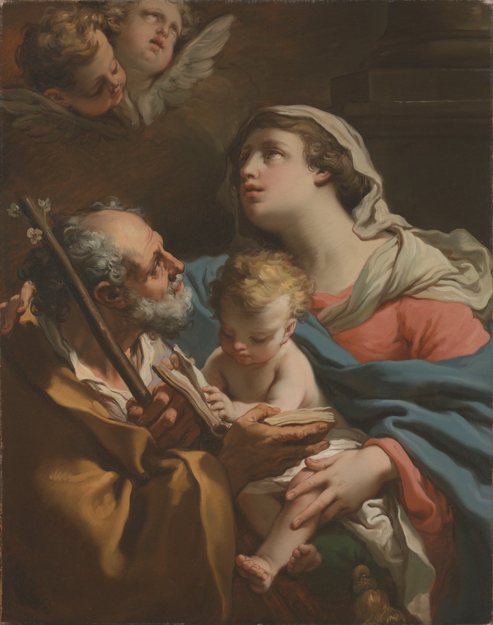 De Heilige Familie door Unknown artist