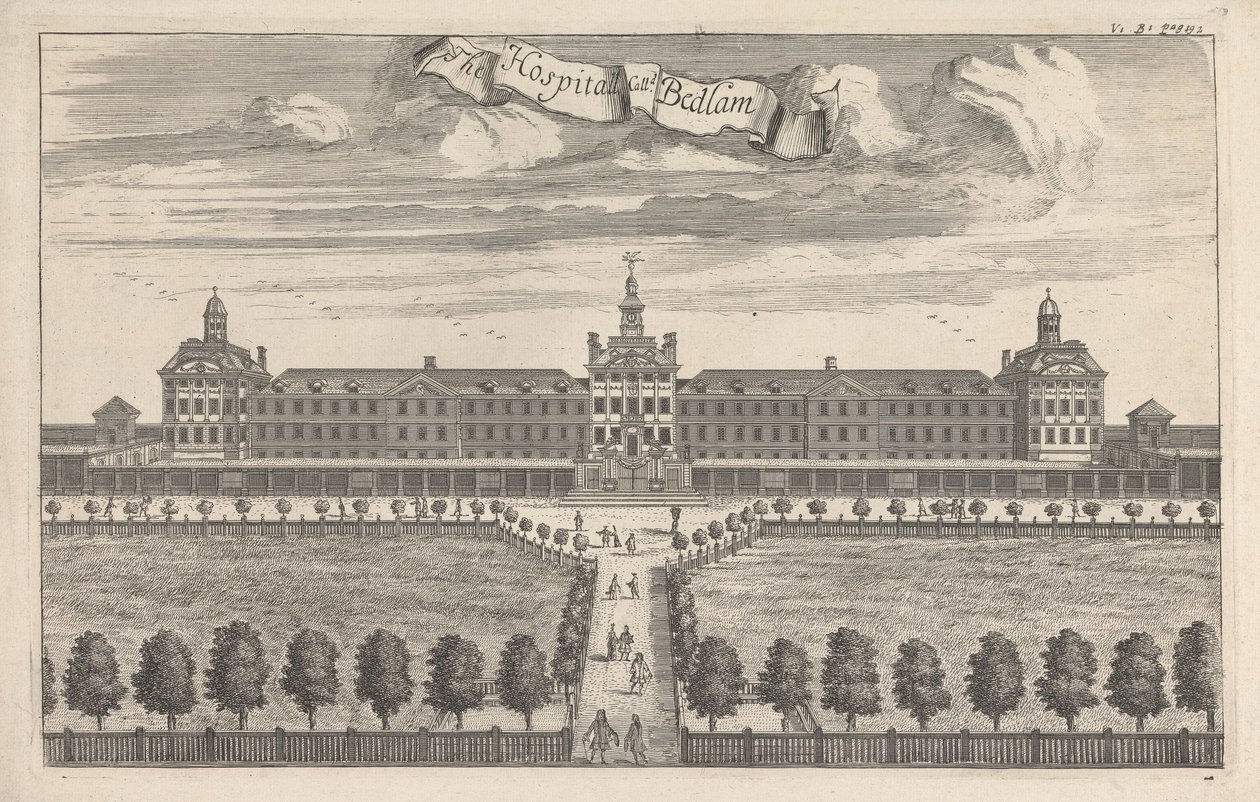 Het ziekenhuis genaamd Bedlam door Unknown artist