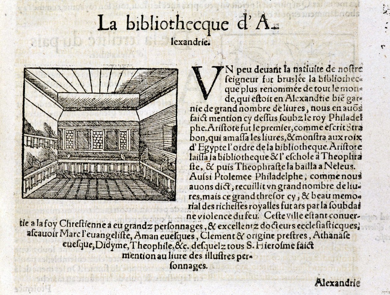De Bibliotheek van Alexandrië - in 