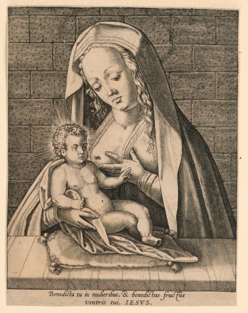 De Madonna en Kind door Unknown artist