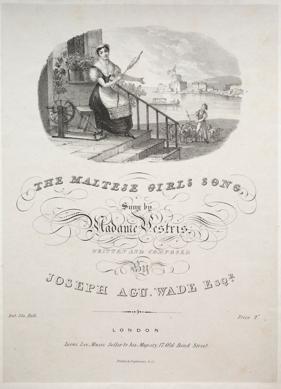 Het Lied van de Maltese Meisjes door Unknown artist