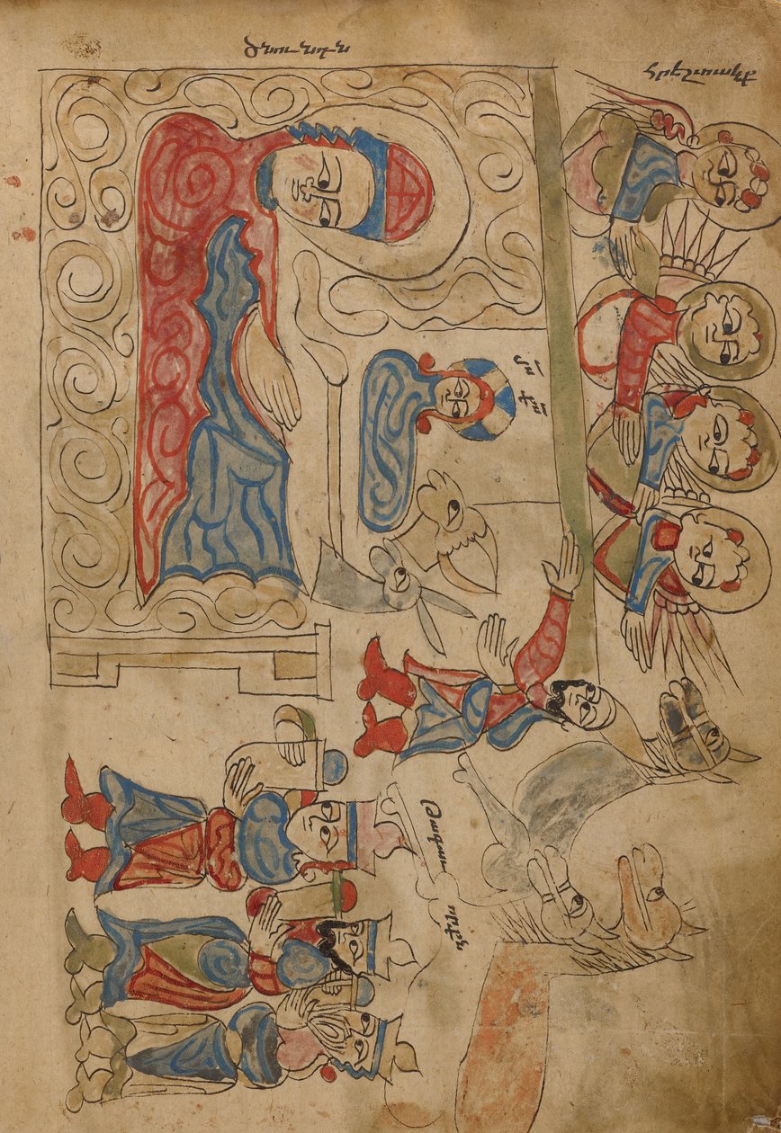 De Geboorte en De Aanbidding der Koningen door Unknown artist
