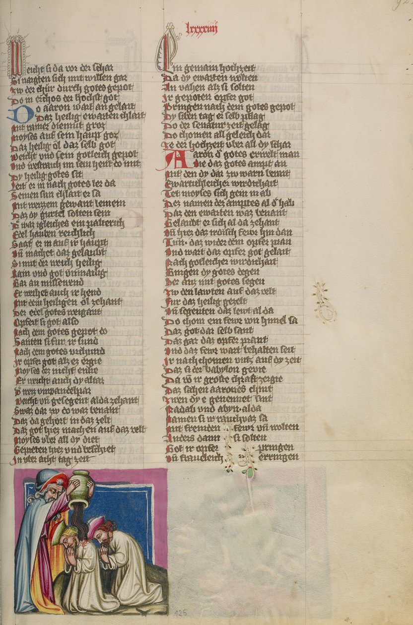 De wijding van de zonen van Aaron door Unknown artist