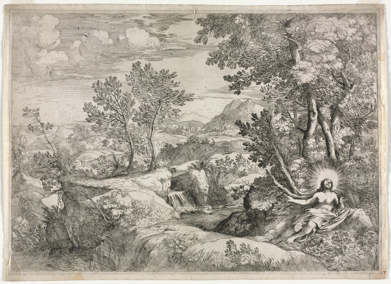 De boetvaardige Magdalena door Unknown artist