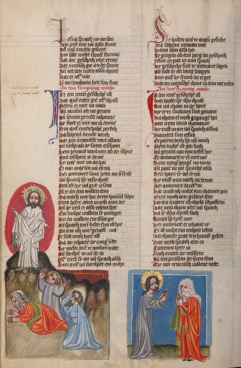 De Gedaanteverandering; Jezus voor de Syrisch-Phoenicische Vrouw door Unknown artist