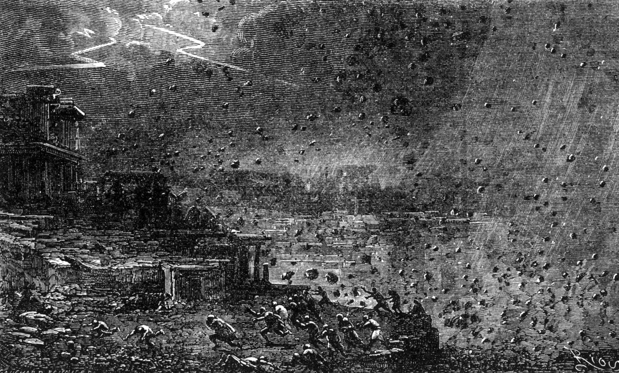 De vernietiging van Pompeii in 
