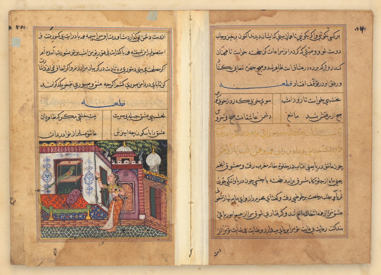 Tuti-Nama (Verhalen van een Papegaai) door Unknown artist