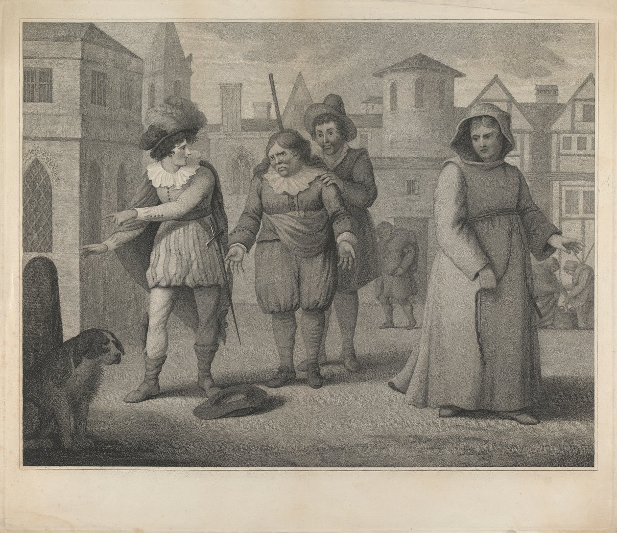 Onherkenbare prent door Unknown artist