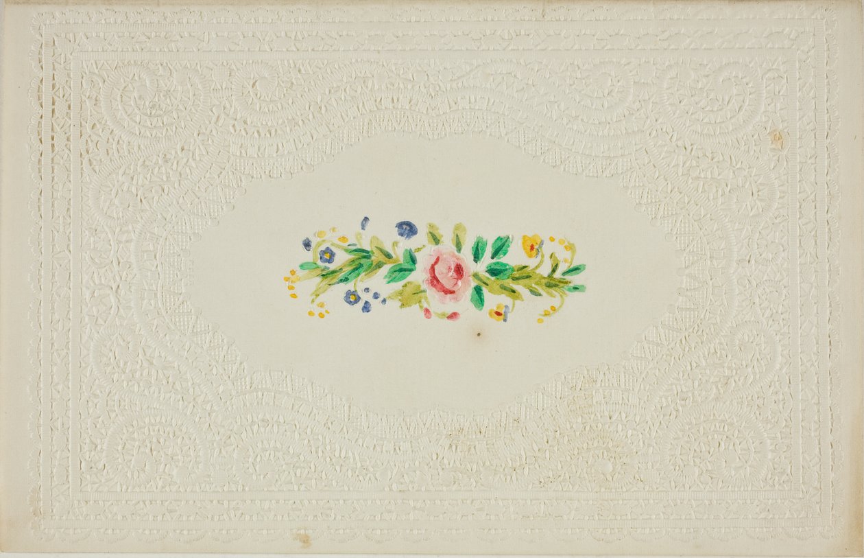 Valentijn zonder titel (Bloemen) door Unknown artist