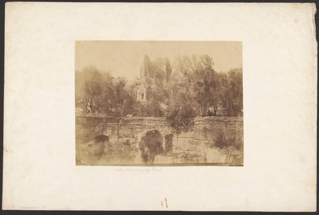 [Villa Adriana bij Tivoli]. door Unknown artist