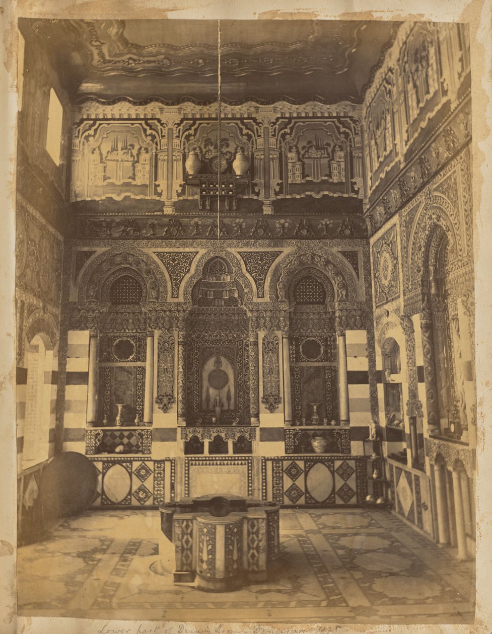 [Interieur van Brits consulaat, Damascus]. door Unknown artist/maker