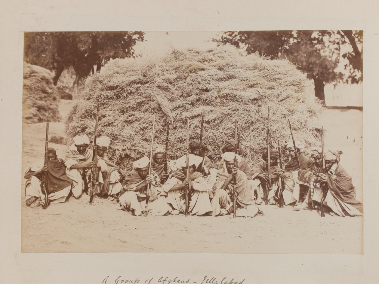 Afghaanse mannen, Jalalabad door Unknown photographer