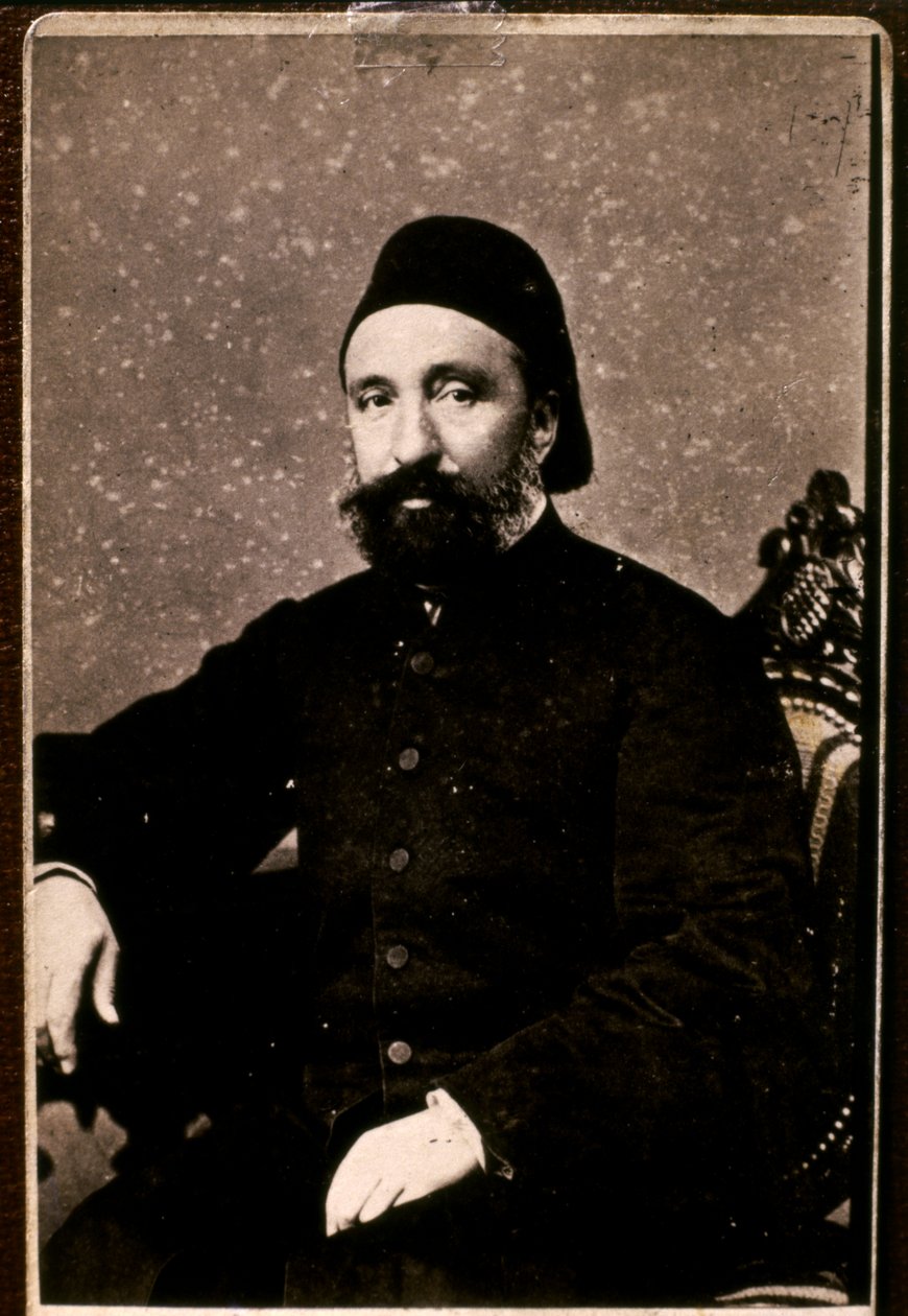 Ahmed Selik Midhat Pasja (1822-1863), Ottomaanse politicus door Unknown photographer