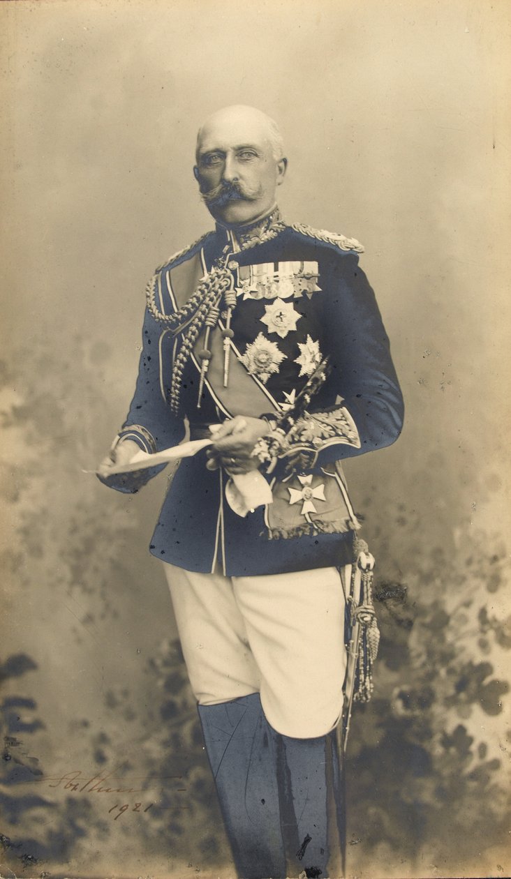 Arthur, Hertog van Connaught, Veldmaarschalk en Kolonel-in-Chief, Royal Dublin Fusiliers, circa 1910 door Unknown photographer