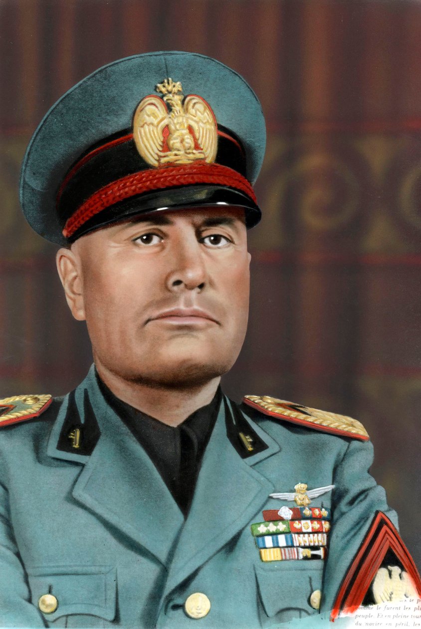 Benito Mussolini, in 1940 (foto) door Unknown photographer