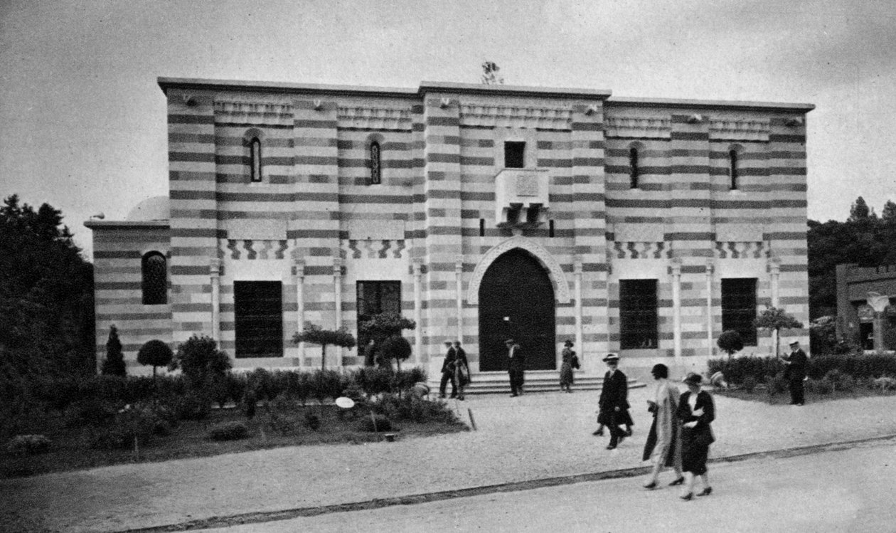 Koloniale tentoonstelling in Parijs door Unknown photographer