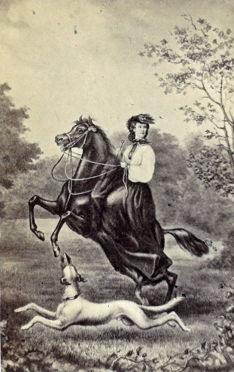 Elisabeth, keizerin van Oostenrijk en koningin-gemalin van Hongarije (24 december 1837 – 10 september 1898) (foto) door Unknown photographer