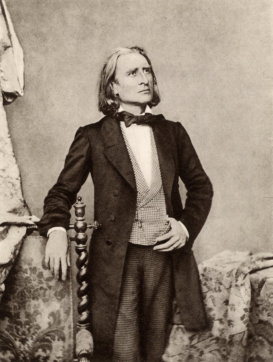 Franz (Ferencz) Liszt (1811-1886) Hongaars pianist en componist door Unknown photographer