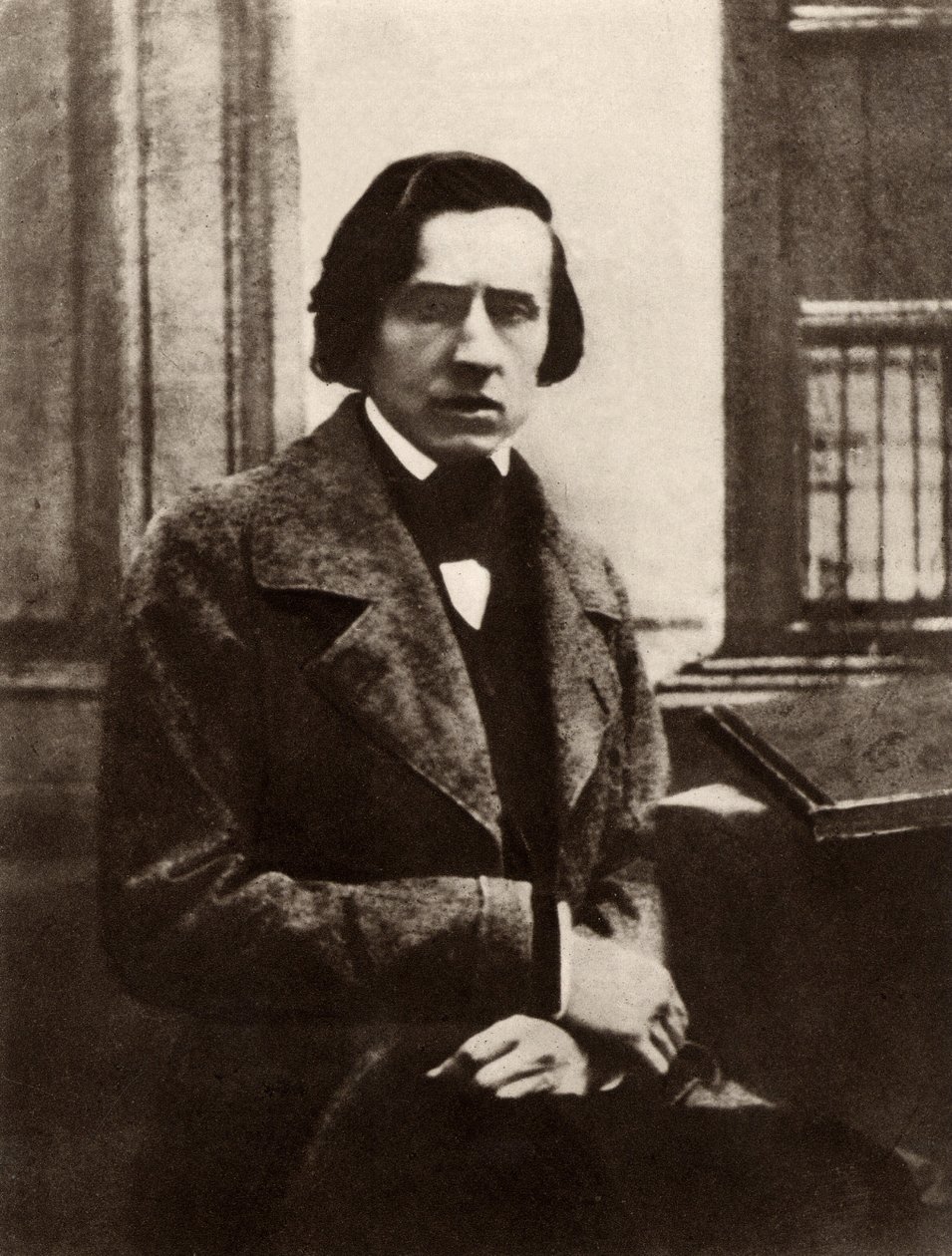 Frederic Chopin (1810-1849) Poolse componist en pianist door Unknown photographer