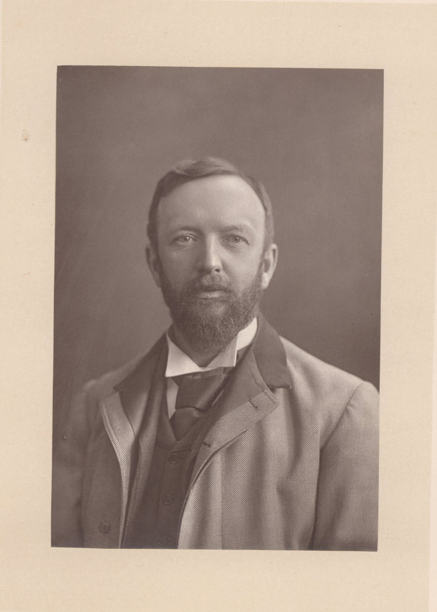 Henry Arthur Jones (1851-1929) Engels toneelschrijver door Unknown photographer