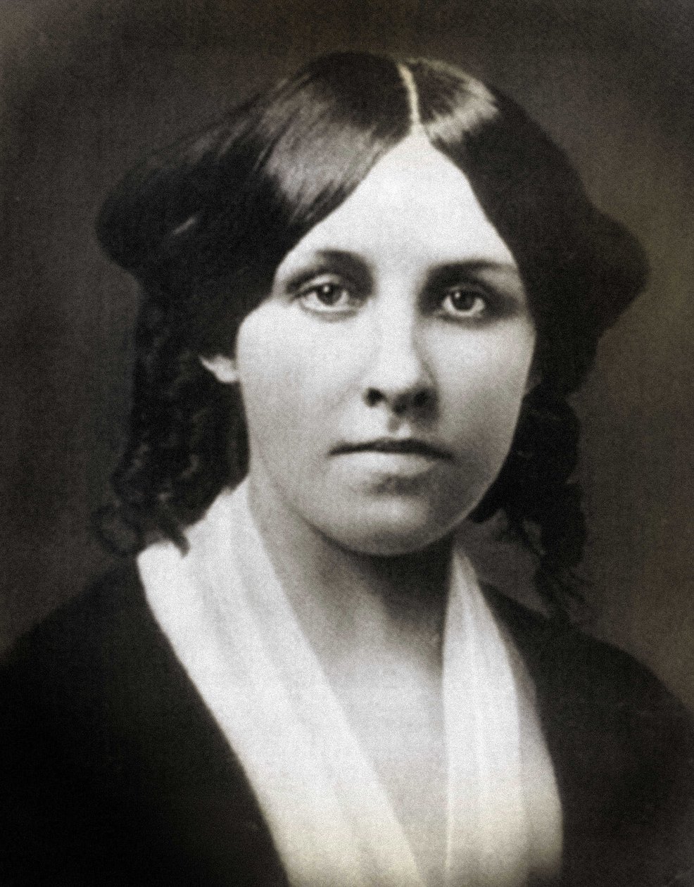 Louisa May Alcott (1832 - Boston 1888), Amerikaanse schrijfster door Unknown photographer