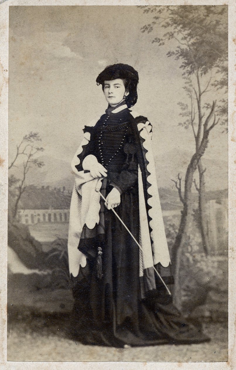 Maria Sophie van Beieren - 1861 - Portret van Marie-Sophie Amelie, Hertogin in Beieren en Koningin van de Twee Siciliën (1841-1925) door Unknown photographer