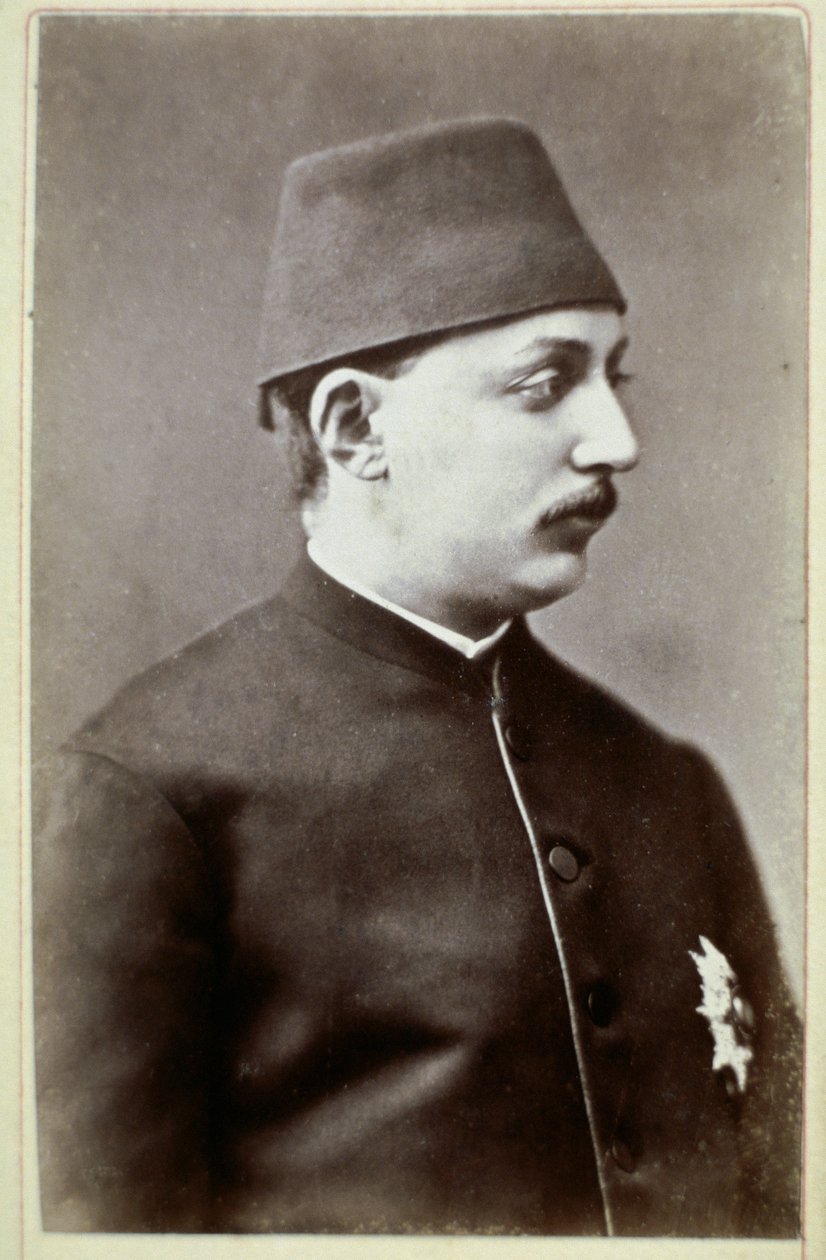 Ottomaanse Rijk: Portret van Sultan Murad V (1840-1904). Fotografie. 1876 Ankara, Turkse Historische Vereniging, Turkije door Unknown photographer