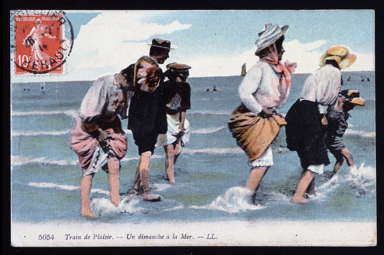 Pleziertrein: een zondag aan zee door Unknown photographer