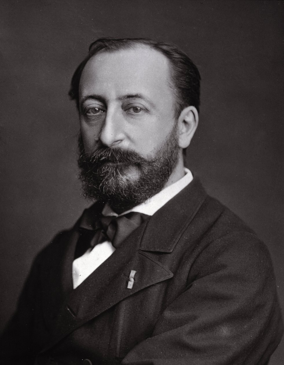 Portret van Camille Saint Saens (1835 - 1921), Franse componist door Unknown photographer