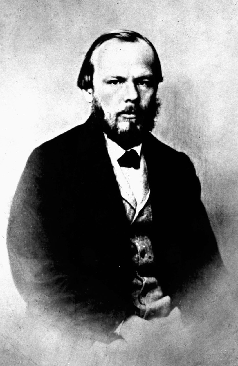 Portret van Dostojewski, eind 19e eeuw door Unknown photographer