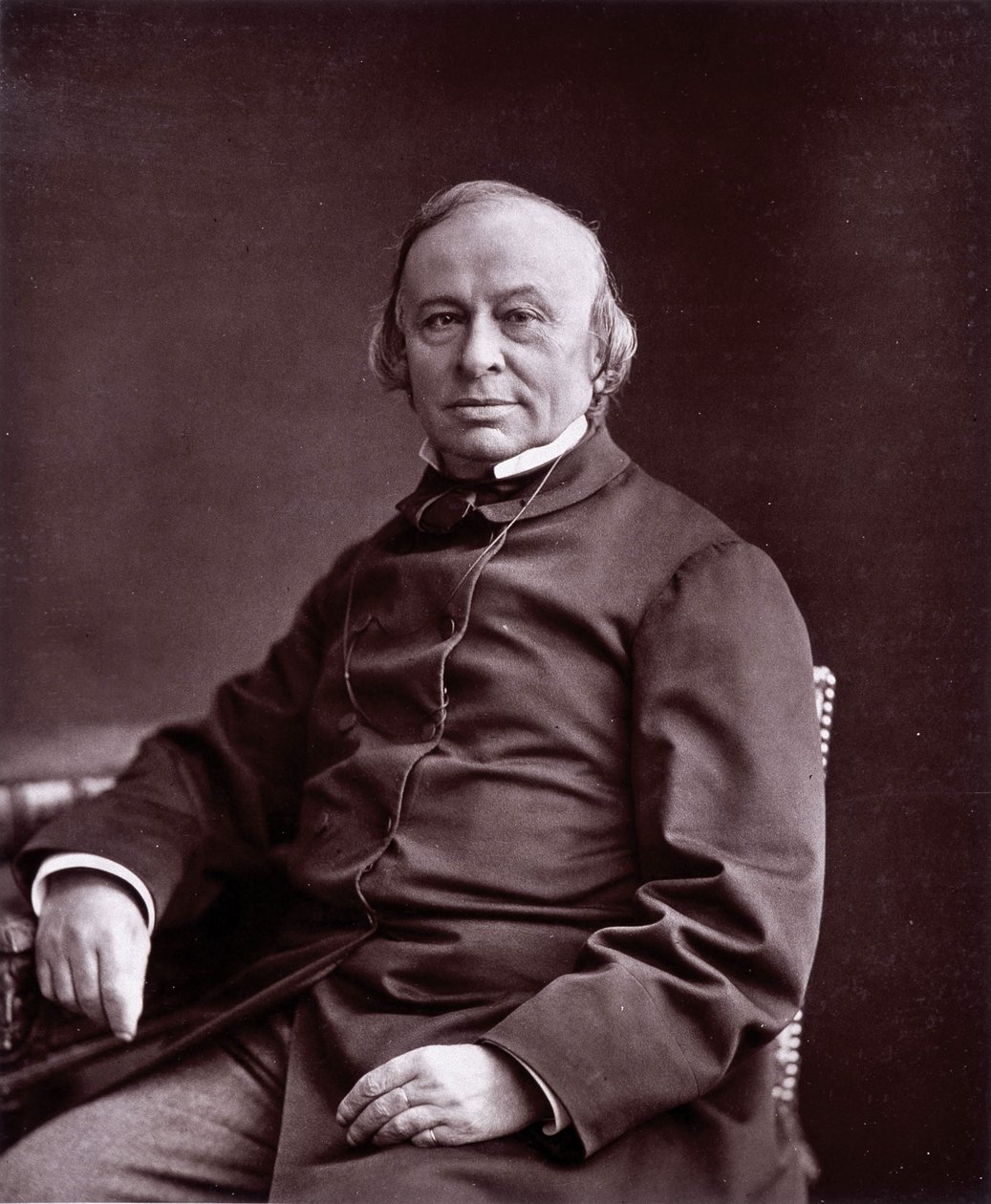 Portret van Edouard René Lefebvre de Laboulaye (1811-1883), Franse advocaat en politicus door Unknown photographer