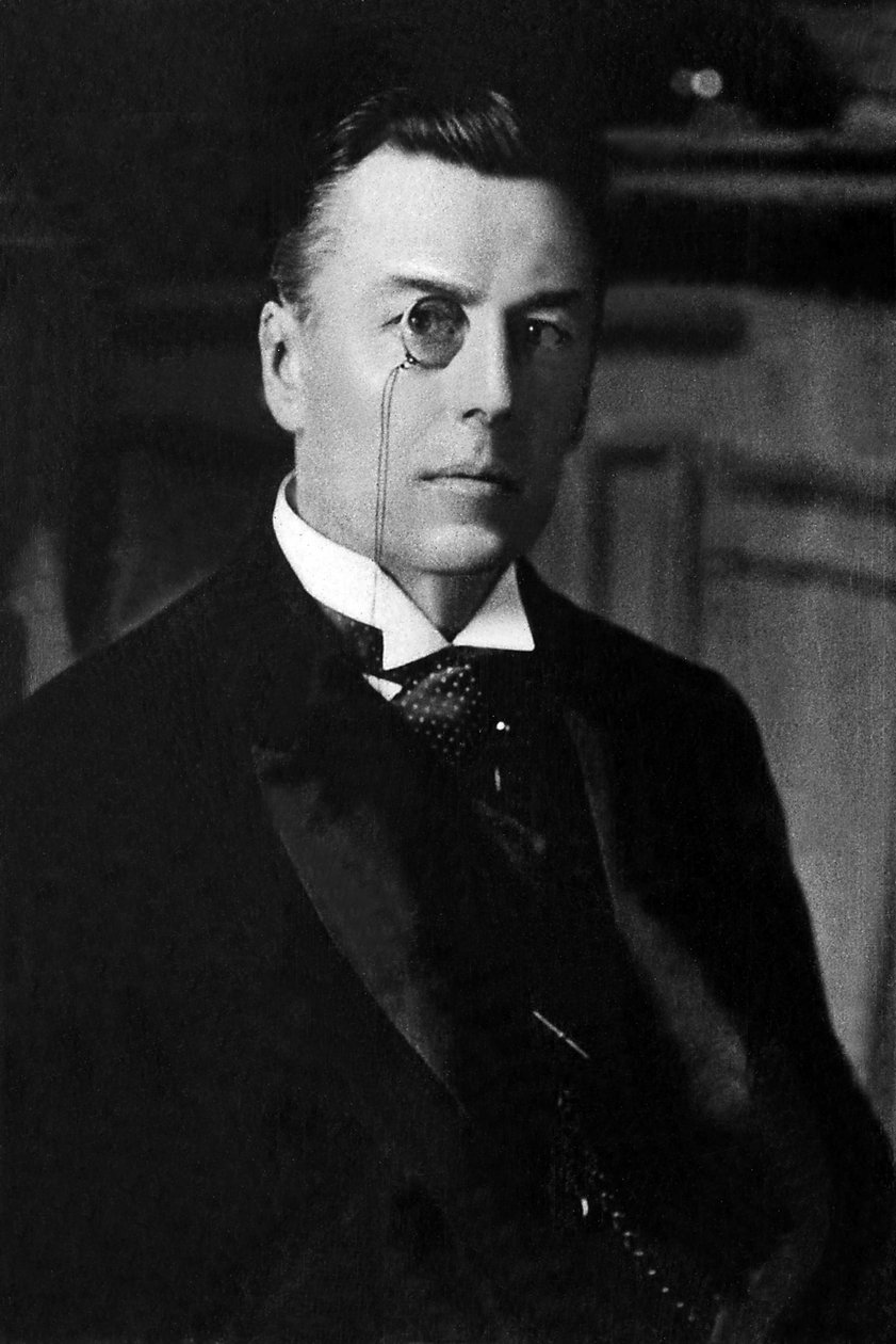 Portret van Lord Joseph Chamberlain (1836-1914), Britse politicus. door Unknown photographer