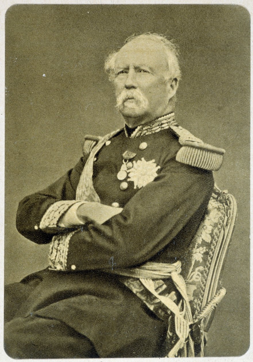 Portret van Mac Mahon tussen 1865 en 1875. door Unknown photographer