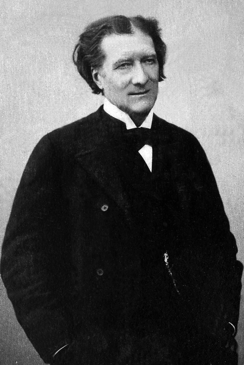 Portret van Victorien Sardou (1831-1908), Franse toneelschrijver door Unknown photographer