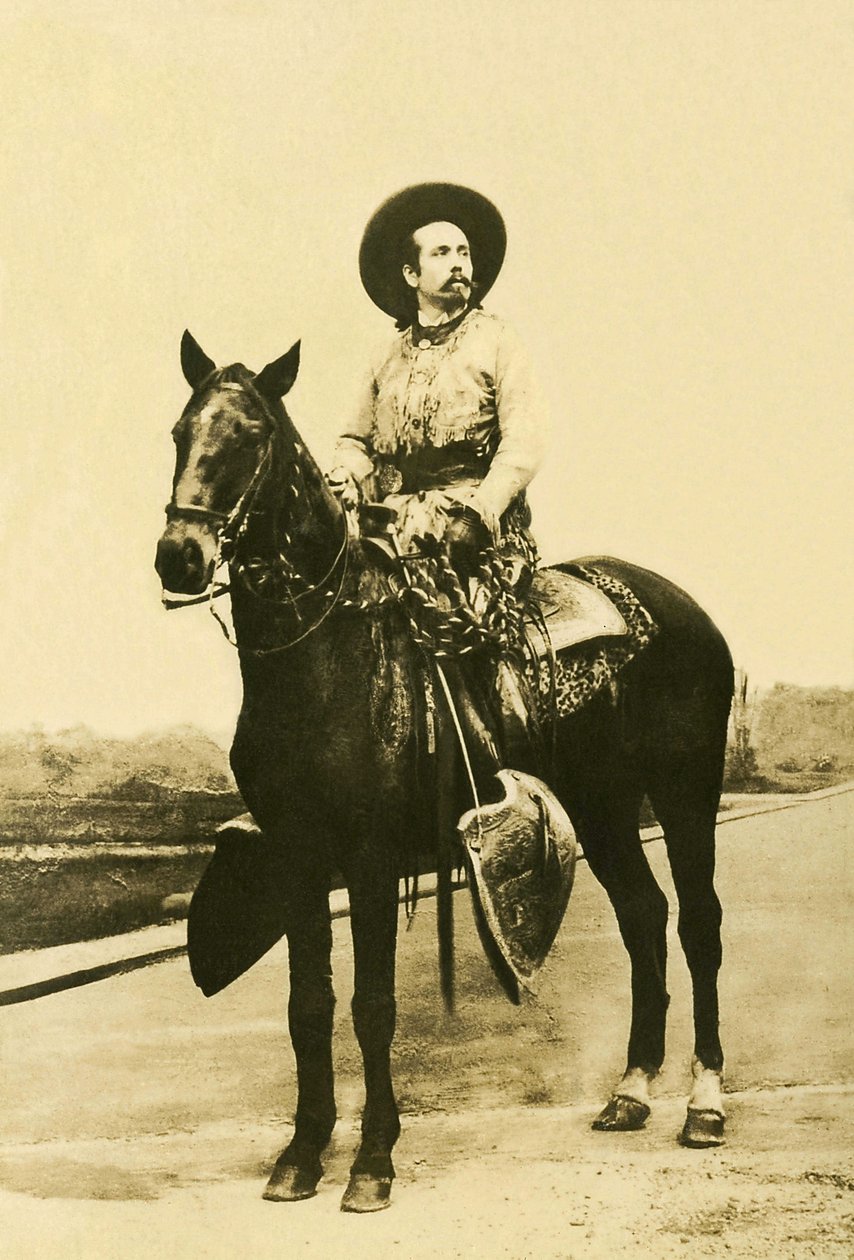 Portret van William Frederic Cody (1846-1917), bekend als Buffalo Bill door Unknown photographer