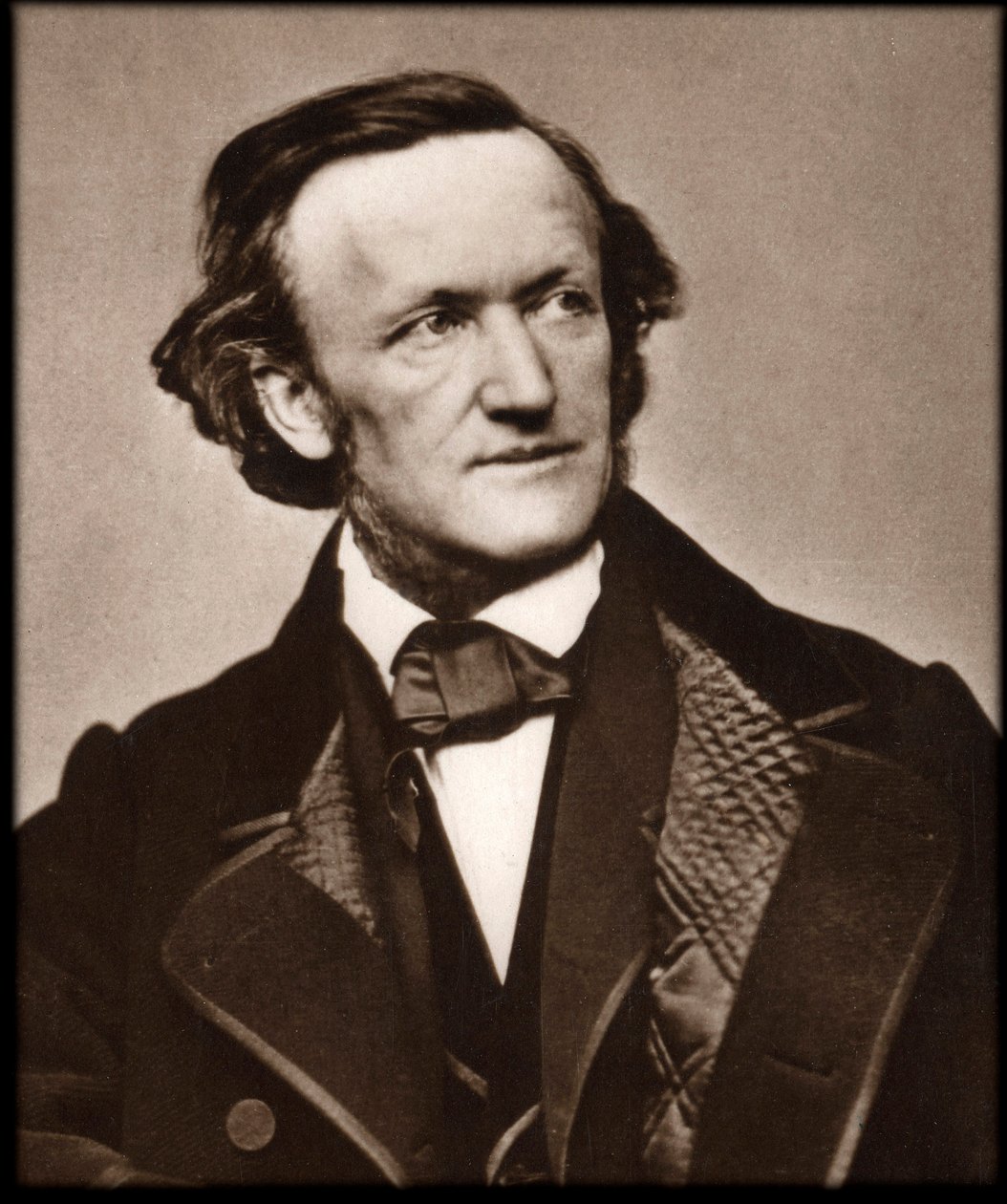 Portret van componist Richard Wagner (1813-1883) door Unknown photographer