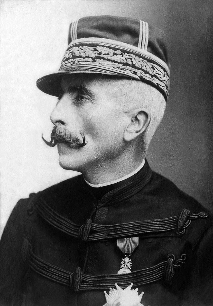 Portret van de Markies Gaston Alexandre Auguste de Galliffet, generaal van het Franse leger. door Unknown photographer
