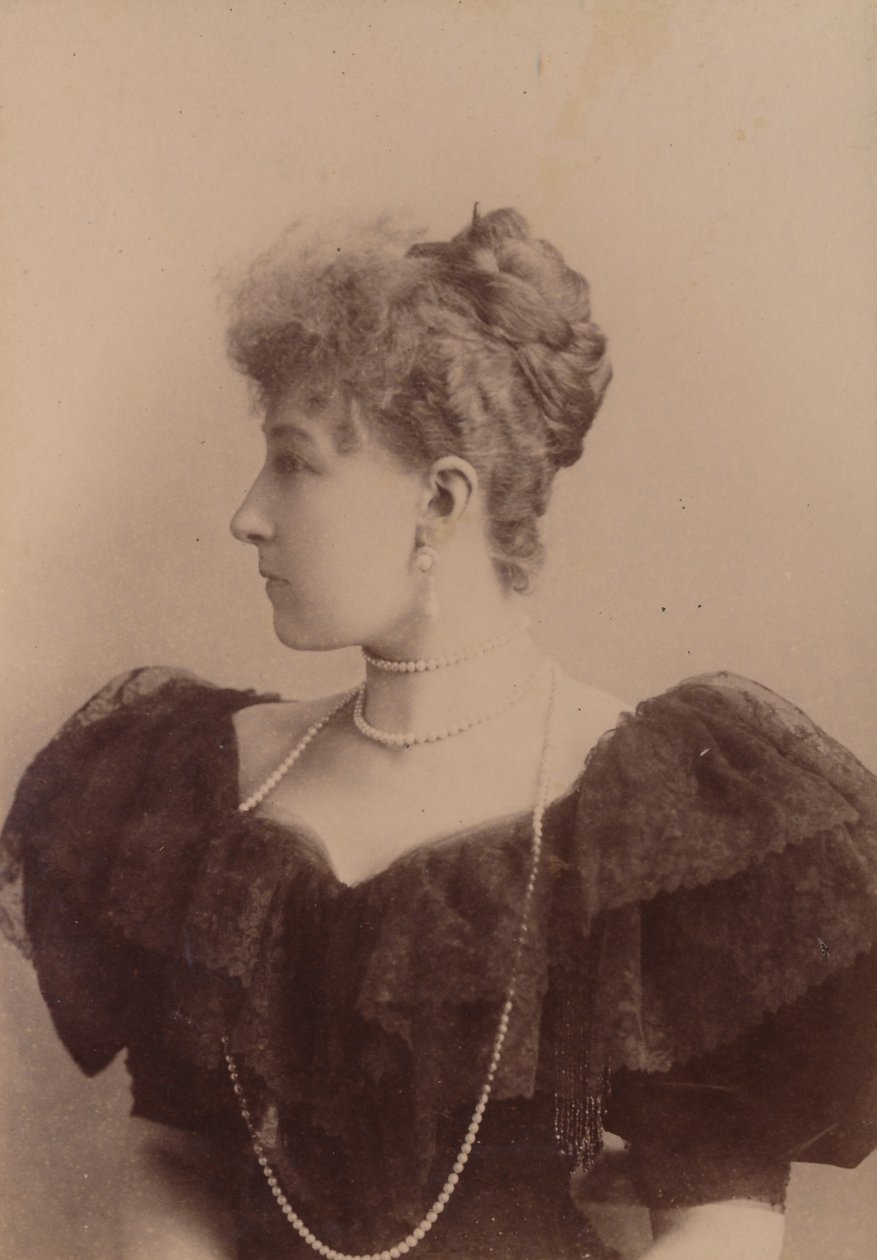 Prinses Stéphanie Clotilde Louise Herminie Marie Charlotte van België (21 mei 1864 – 23 augustus 1945) door Unknown photographer